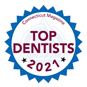 Connecticut Magazine Top Dentists 2021 badge