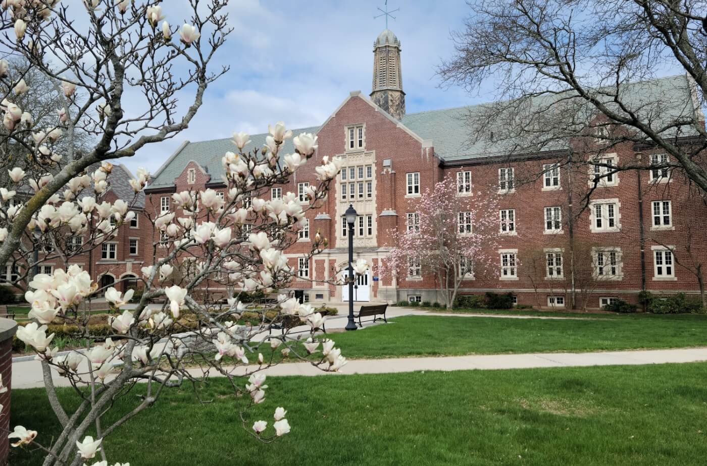 Outside view of dental school building